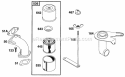 Air Cleaner Grp Diagram and Parts List for 233461-2540-01  Briggs and Stratton Engine